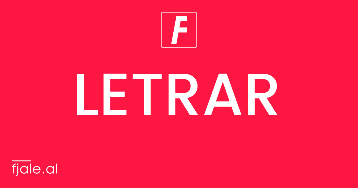 Letrar ‹ kuptimi ‹ FJALË