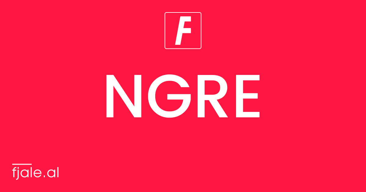 Ngre ‹ kuptimi ‹ FJALË