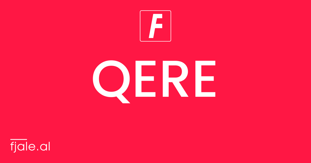 Qere ‹ kuptimi ‹ FJALË